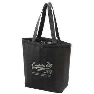 キャプテンスタッグ CAPTAIN STAG キャプテンスタッグ トートクーラーバッグ 6 ブラック オリジナル UE-0673