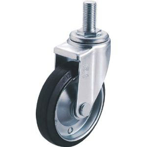 ユーエイキャスター YUEI ユーエイキャスター SJT-100WP-M20-40 ねじ込みキャスター自在車 100径ゴム車輪
