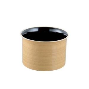 若泉漆器 冷酒用クーラー 白木天クリーム H-3-73