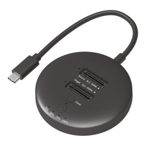 アイネックス AINEX アイネックス HDE-21 クローン対応 USB 20Gbps M.2 NVMe SSDスタンド 2スロット