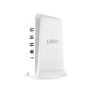 lazos ラソス L-PD1U4-W タワー式急速充電器PD1 USB4
