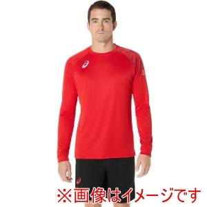 アシックス asics アシックス 2053A209 トップラインファミリー長袖シャツ ファイアリーレッド M