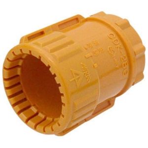 未来工業 ミライ 未来工業 CDK-28G コネクタ CD管φ28用 Gタイプ オレンジ