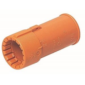 未来工業 ミライ 未来工業 CDVE-16G コンビネーションカップリング CD管φ16⇔VE管φ16接続用 Gタイプ オレンジ
