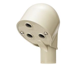 未来工業 ミライ 未来工業 MEC-16J エントランスキャップ 適合管VE16 ベージュ 1個