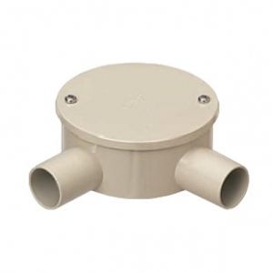 未来工業 ミライ 未来工業 PVM16-2LKJ 露出丸形ボックスカブセ蓋