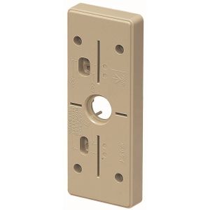 未来工業 ミライ 未来工業 POW-1212J ポリ台 照明器具取付用プラスチック絶縁台  正方形