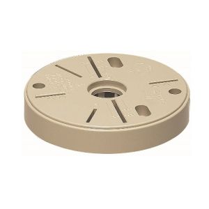 未来工業 ミライ 未来工業 POW-135J ポリ台 照明器具取付用プラスチック絶縁台 丸型 外寸φ139×20mm ベージュ