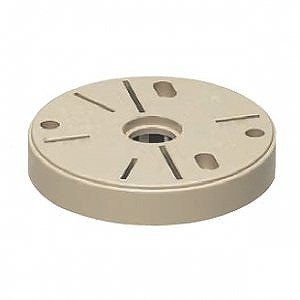 未来工業 ミライ 未来工業 POW-150J ポリ台 照明器具取付用プラスチック絶縁台 丸型 外寸φ150×20mm ベージュ