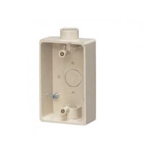 未来工業 ミライ 未来工業 PVR22-2J 露出スイッチボックス 1 2方出兼用 VE16 22用 ベージュ