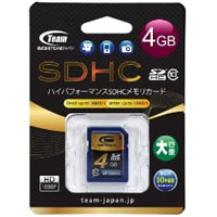 チーム Team チーム SDHC 4GB TG004G0SD28K Class10