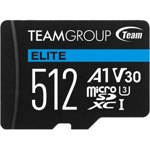 チーム Team チーム microSDXC 512GB TEAUSDX512GIV30A103 UHS-I U3 V30 A1 Class10