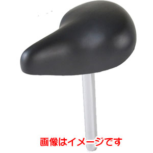 丸八工機 MARUHACHI 丸八工機 自転車サドル ふわふわ サドル ポスト付 φ27.2 グレー GR3605P-27.2 GR