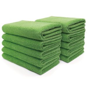 エコシャイン エコシャイン AguaMiraiマイクロファイバークロス 40×40cm グリーン10枚入