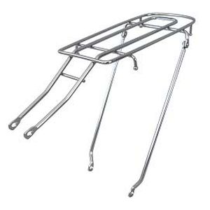 昭和インダストリーズ SHOWA 昭和インダストリーズ 自転車キャリア 27型 シートピン止 低床用 クロムメッキ RC-27M 27 CP