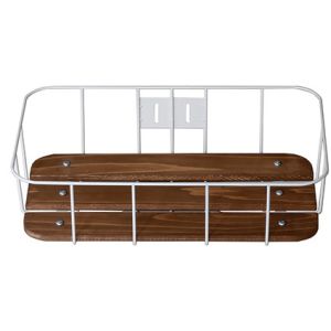 昭和インダストリーズ 昭和インダストリーズ ウッドワイヤーラック 浅型 01B ホワイト WR-01B WH