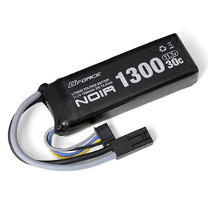 ジーフォース G-FORCE ジーフォース GFG910 Noir Lipo 11.1v 1300mAh カスタムガン用 ミニS互換サイズ G-FORCE