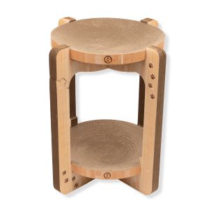 猫壱 neco ichi 猫壱 バリバリボウルタワーXL ライトブラウン 5783320