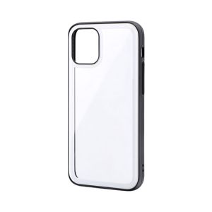 MSソリューションズ LEPLUS MSソリューションズ iPhone 12 mini ラウンドエッジガラスシェルケース SHELL GLASS Round ホワイト LP-IS20SGRWH