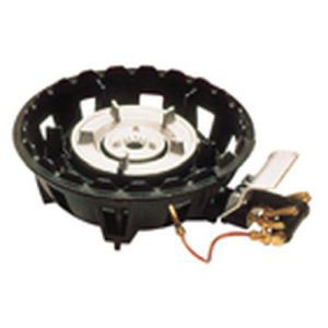 アサヒサンレッド アサヒサンレッド MD-218P ハイカロリー ショートコンロ 二重型 P付 LPガス プロパンガス用