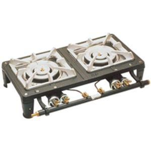 アサヒサンレッド アサヒサンレッド MD-702 テーブルコンロ 2連 マッチ点火 LPガス プロパンガス用