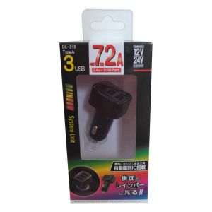 プロキオン プロキオン 3USBポート レインボー DL-215