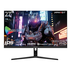ジャパンネクスト JAPANNEXT JAPANNEXT JN-I27FR240-N ゲーミングモニター 27インチ 240Hz