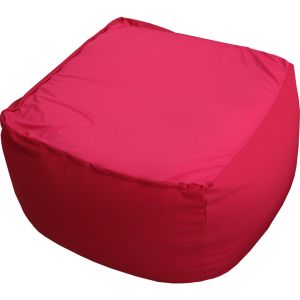 iiもの本舗 iiもの本舗 特大 ビーズクッション キューブタイプ レッド