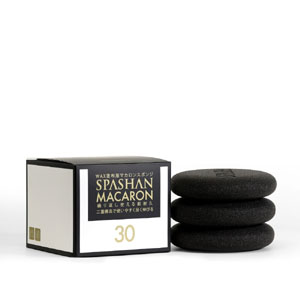 スパシャン SPASHAN スパシャン スポンジ マカロン 3個入り 洗車用スポンジ ワックス塗布