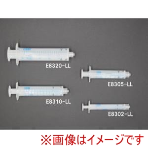 ヘンケ社 HENKE E8302-LL ルアーロックオールプラスチックシリンジ2mL 1袋=100本入