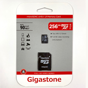 ギガストーン gigastone ギガストーン GSMX/256GU1A マイクロSDXC 256GB Class10 メーカー5年保証 Nintendo Switch 動作確認済