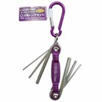 CUSTOM KOBO CUSTOM KOBO CHI-64 カラビナ付き六角レンチセット インチ 三共コーポレーション