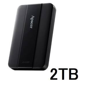アペイサー Apacer Apacer AP2TBAC237B-1 USB 3.2 Gen 1 ポータブルHDD 2TB ハードディスク メーカー保証3年