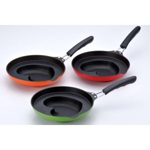 杉山金属 杉山金属 ハートのオムフライパン オレンジ KS-2830