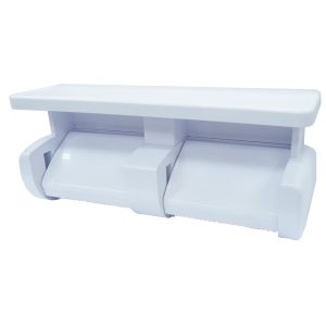 オーエ OHE オーエ トイレペーパーホルダー 棚付 2連