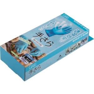 エステー エステー 1400 使い捨て手袋 モデルローブ NO1400 手さら Lサイズ 100枚入り