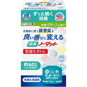 アース製薬 EARTH アース ヘルパータスケ 良い香りに変える 消臭ノーマット 取替えボトル 快適グリーンの香り 45mL