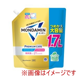 アース製薬 EARTH アース モンダミン プレミアムケア ホワイトミント つめかえ大容量1.7L