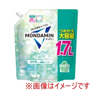 アース製薬 EARTH アース モンダミン クリアミント つめかえ 大容量 1.7L