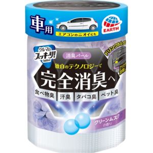 アース製薬 EARTH アース クルマのスッキーリ Sukki ri 消臭パール クリーンムスクの香り 160g