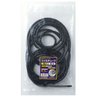 朝日電器 エルパ ELPA エルパ CT-0605P BK コイルチューブ6 5m ELPA 朝日電器