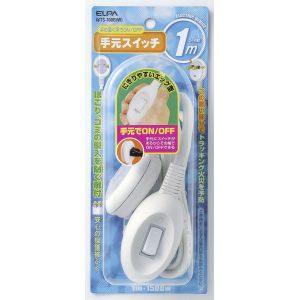 朝日電器 エルパ ELPA エルパ WTS-100B W 手元スイッチコード 1m ELPA 朝日電器