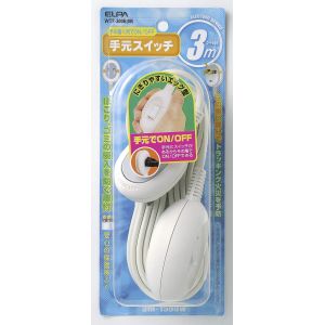 朝日電器 エルパ ELPA エルパ WTS-300B W 手元スイッチコード 3m ELPA 朝日電器