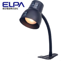 朝日電器 エルパ ELPA エルパ SPOT-LCR40 BK クリップライト長尺 ELPA 朝日電器