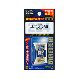 朝日電器 エルパ ELPA エルパ TSA-224 大容量長持ち充電池 ELPA 朝日電器