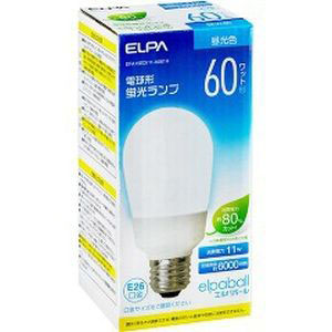 朝日電器 エルパ ELPA エルパ EFA15ED/11-A061H 電球形蛍光灯A形 60W形 ELPA 朝日電器