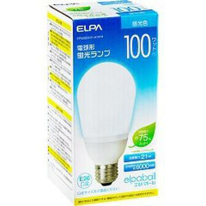 朝日電器 エルパ ELPA エルパ EFA25ED/21-A101H 電球形蛍光灯A形 100W形 ELPA 朝日電器