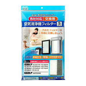 朝日電器 エルパ ELPA エルパ EKF-AF01 汎用空気清浄機フィルターS ELPA 朝日電器