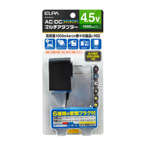 朝日電器 エルパ ELPA エルパ ACD-045S AC-DCマルチアダプター 4.5V ELPA 朝日電器