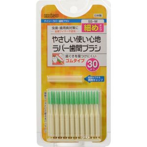 エビス EBiSU エビス デイリーラバー歯間ブラシ SS～M 30本入